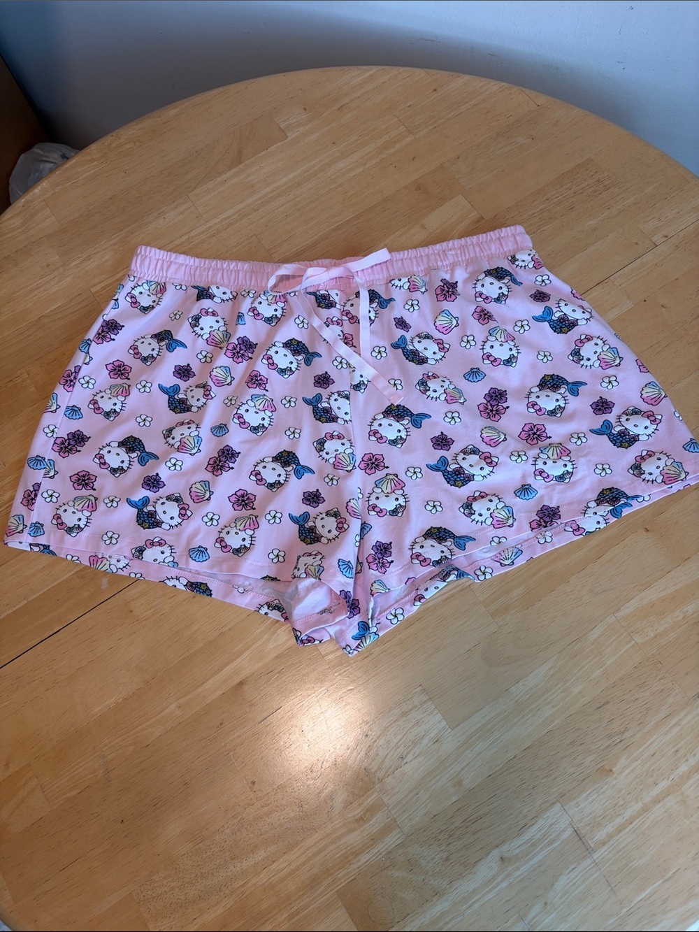 Hello Kitty X Forever 21 Pink HK Pronted Mermaid Lounge Shorts